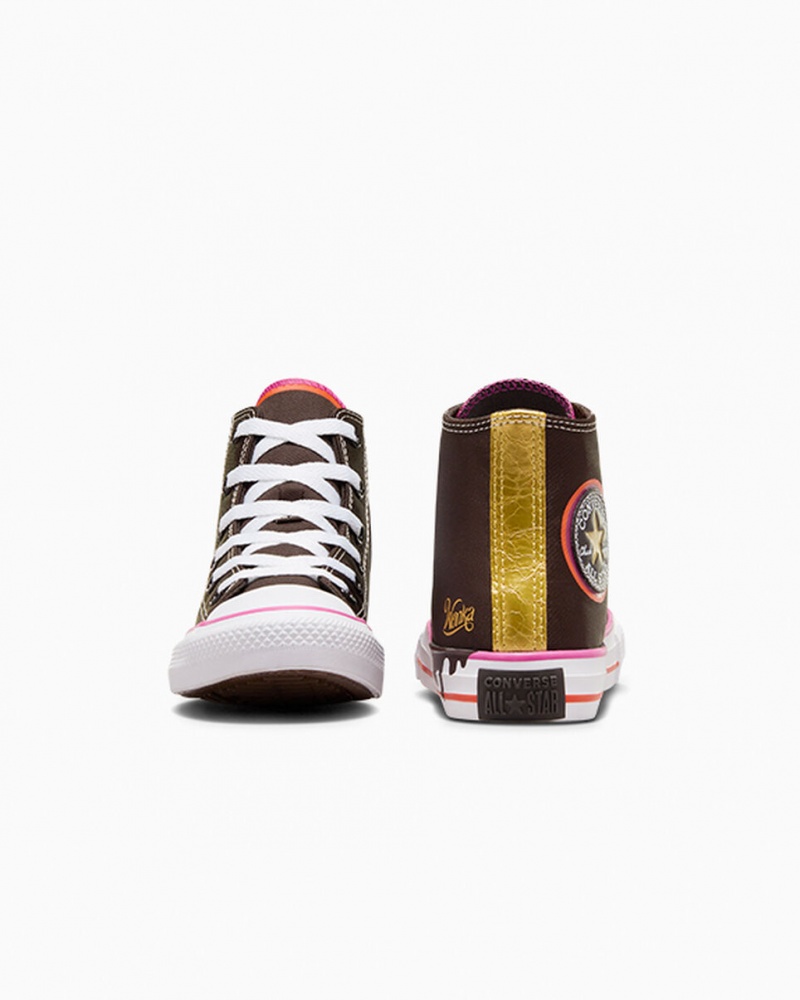 Converse Converse x Wonka Chuck Taylor All Star Brune Hvide | 04156PDOQ