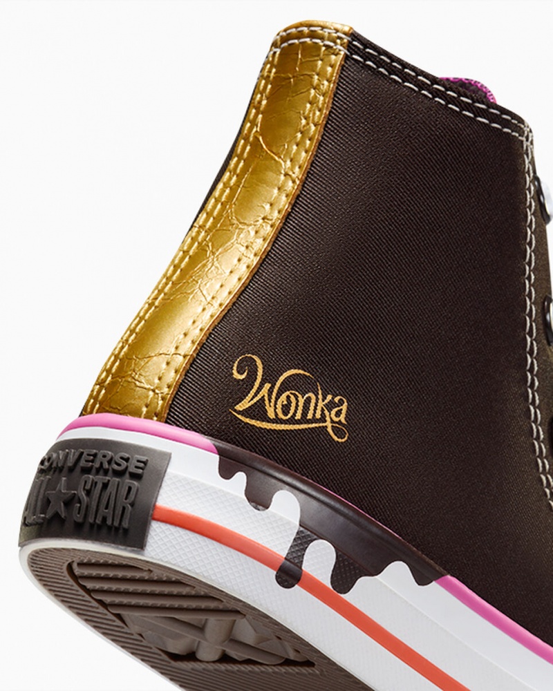 Converse Converse x Wonka Chuck Taylor All Star Brune Hvide | 04156PDOQ