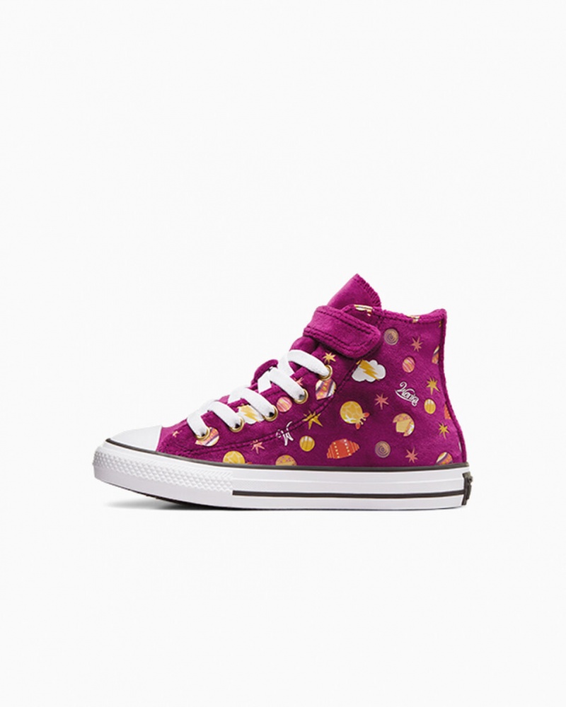 Converse Converse x Wonka Chuck Taylor All Star Easy On Lilla Guld Hvide | 83591ZIRG