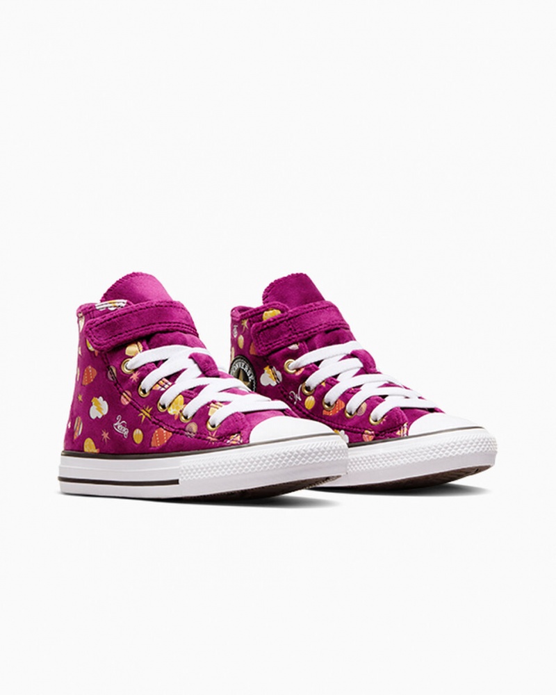 Converse Converse x Wonka Chuck Taylor All Star Easy On Lilla Guld Hvide | 83591ZIRG