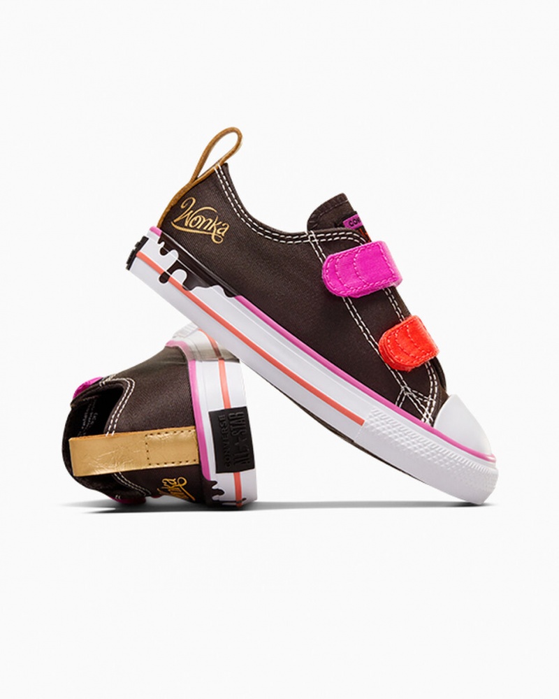 Converse Converse x Wonka Chuck Taylor All Star Easy On Brune Lyserød Hvide | 67314SDRA