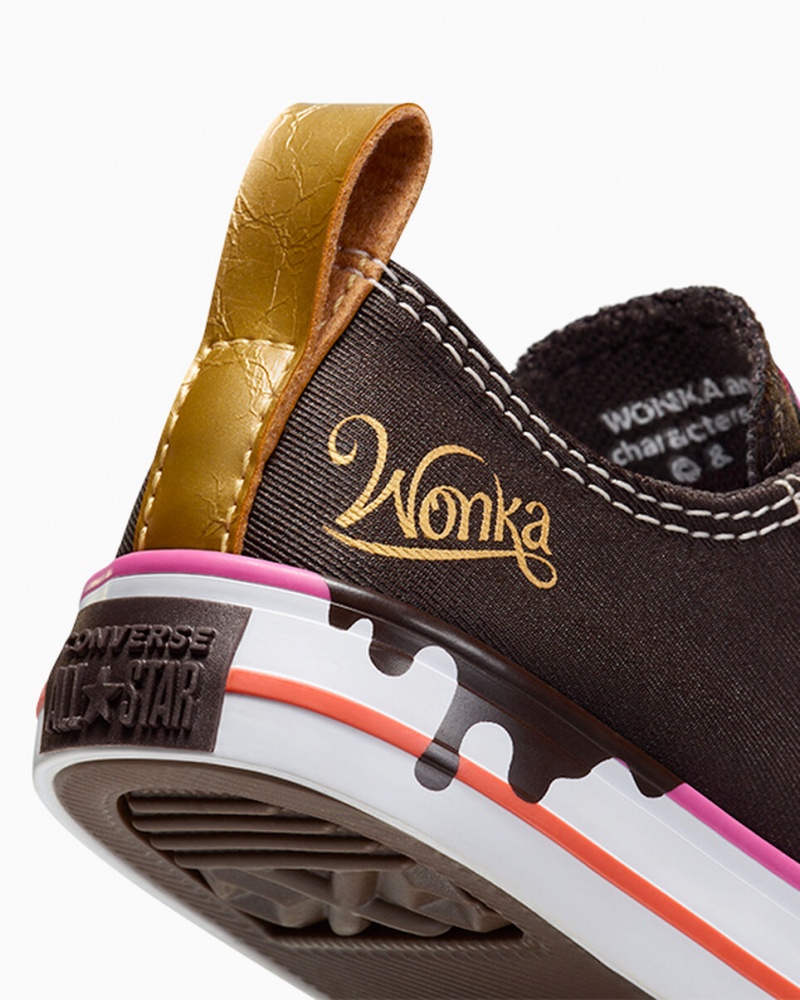 Converse Converse x Wonka Chuck Taylor All Star Easy On Brune Lyserød Hvide | 67314SDRA