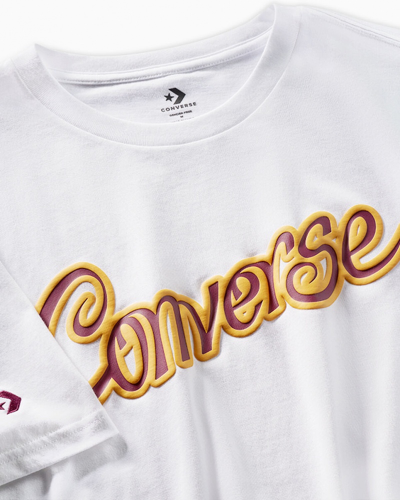 Converse Converse x Wonka T-Shirt Hvide | 85023TDOI