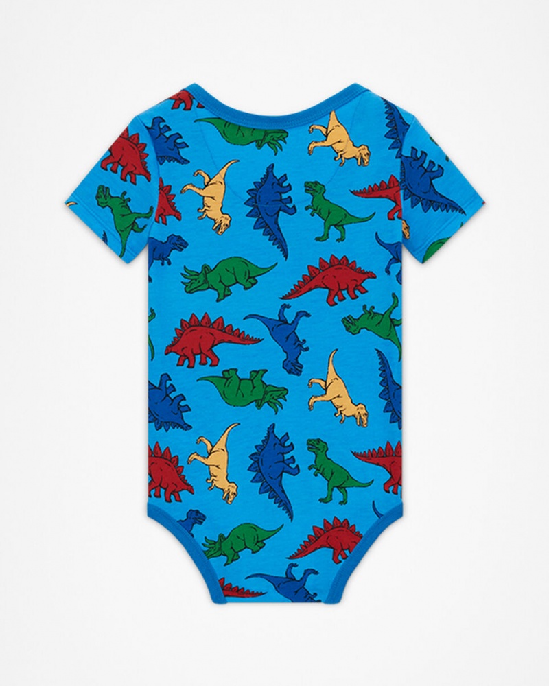 Converse Dino Explorer Hætte Coverall & Bodysuit Set Mørkeblå | 47956LIAP