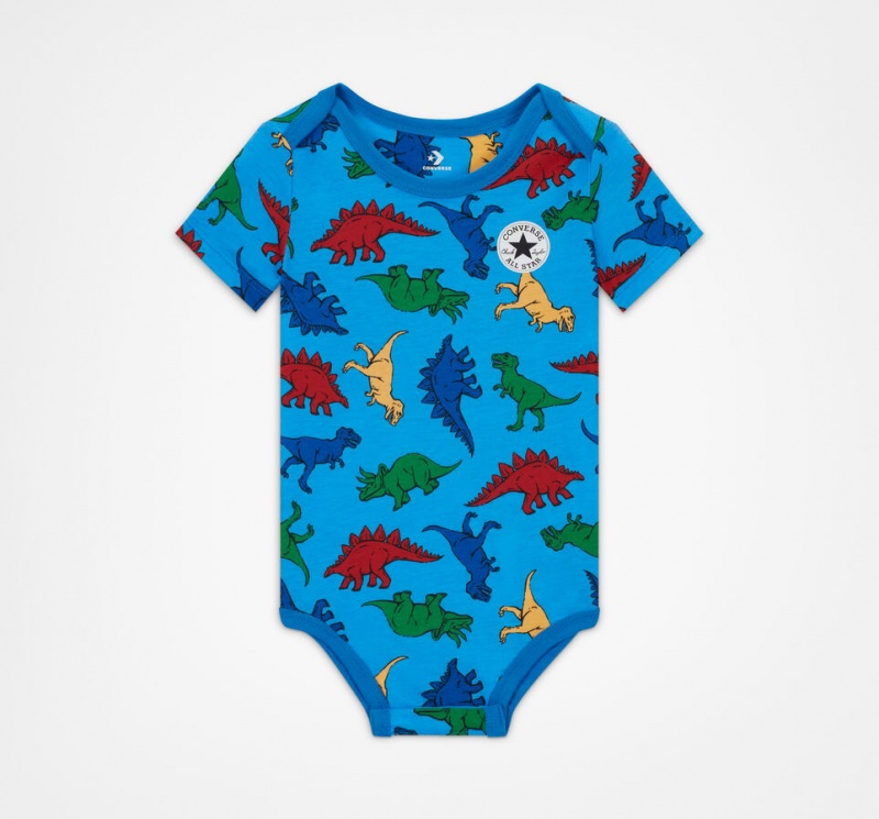 Converse Dino Explorer Hætte Coverall & Bodysuit Set Mørkeblå | 47956LIAP