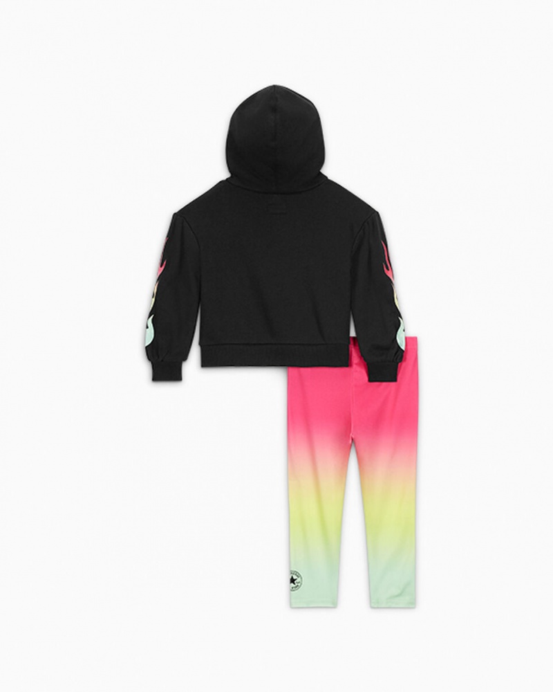 Converse Gradient Hoodie & Leggings Set Lyserød | 42917DHAS