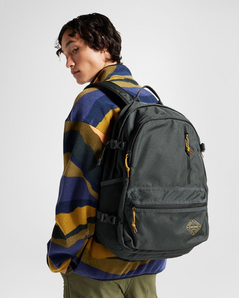 Converse Grafisk Lige Edge Backpack Grøn | 43816HBJD