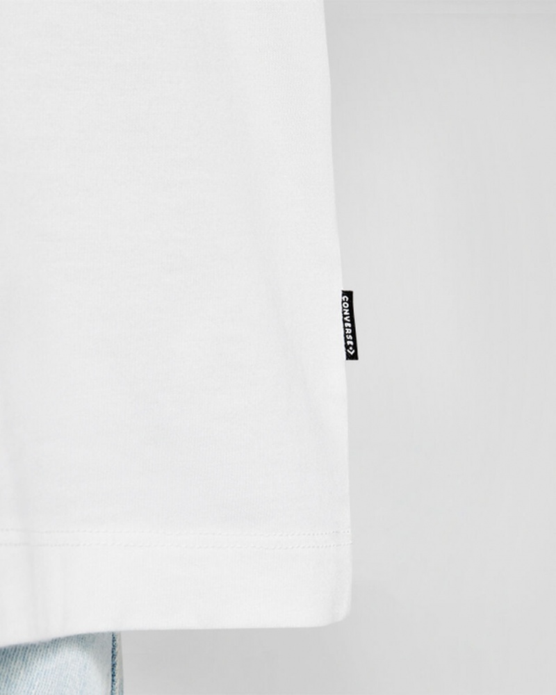 Converse Oversized Wordmark T-Shirt Hvide | 26145CXZK