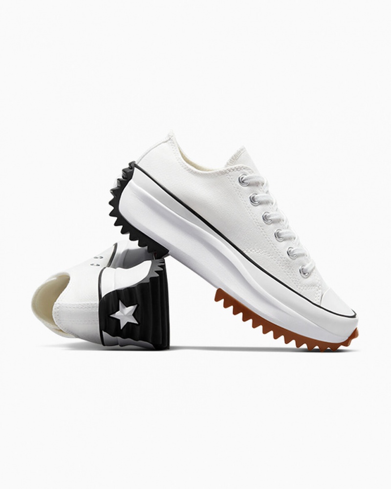 Converse Run Star Hike Platform Hvide Sort | 31082RAEB