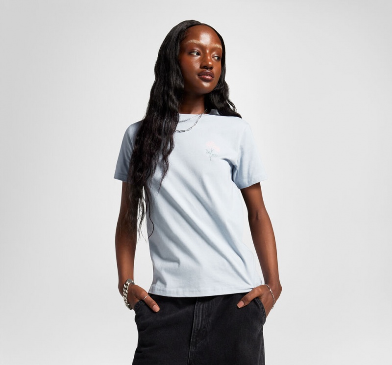 Converse Spring Blooms T-Shirt Grå | 36702HSRJ