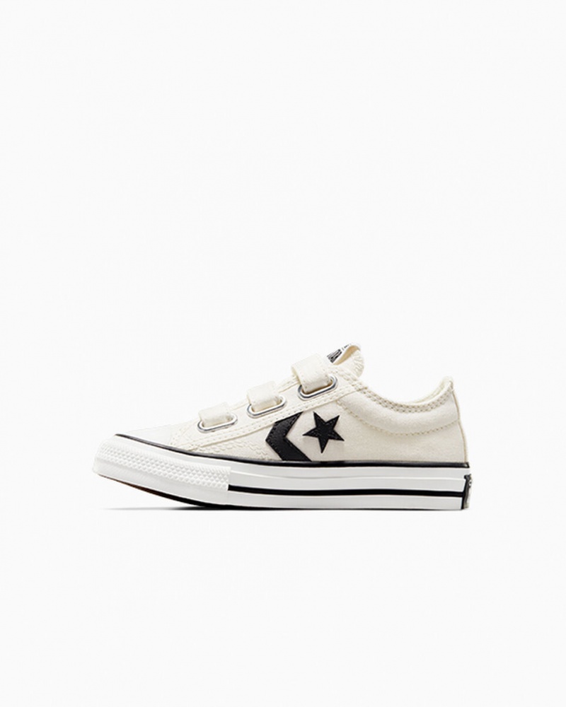 Converse Star Player 76 Easy-On Hvide Sort | 60357MCLK