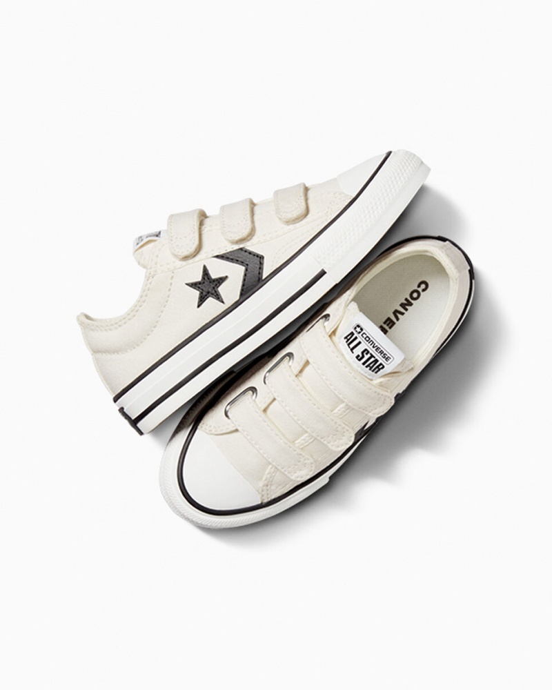 Converse Star Player 76 Easy-On Hvide Sort | 60357MCLK