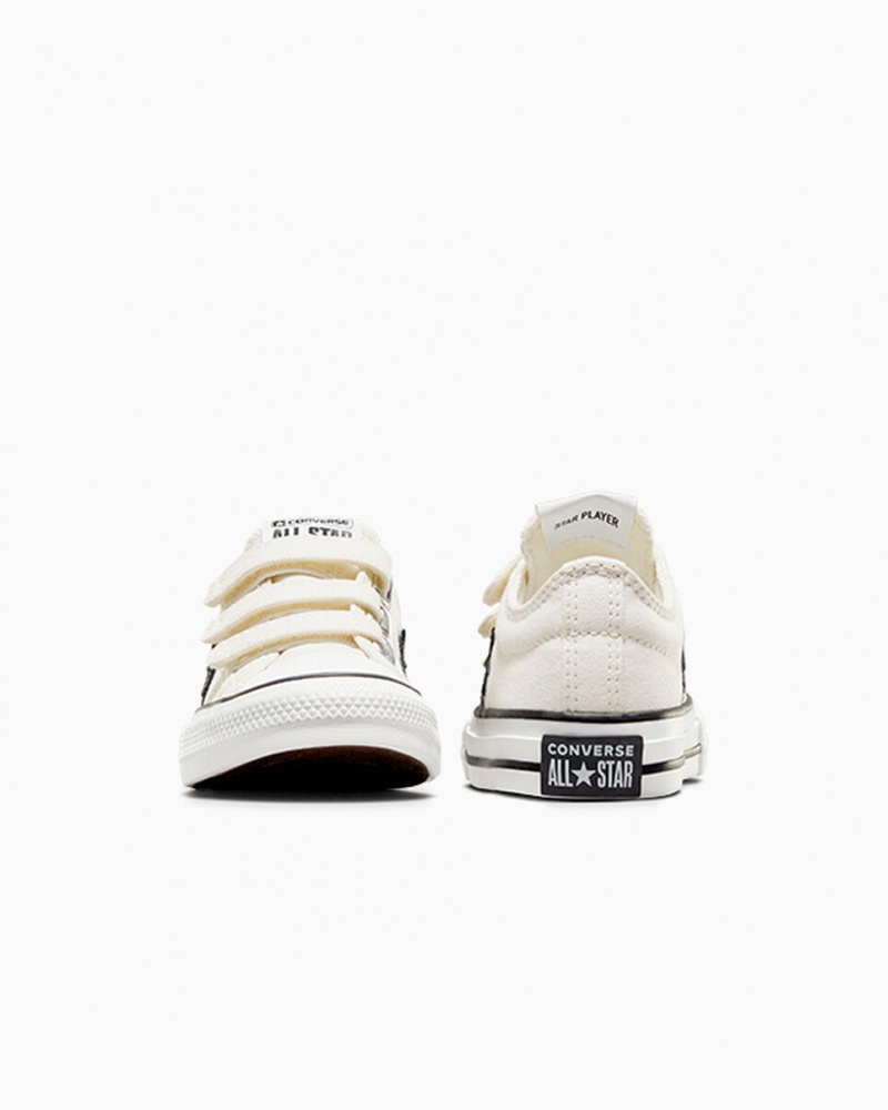 Converse Star Player 76 Easy-On Hvide Sort | 60357MCLK