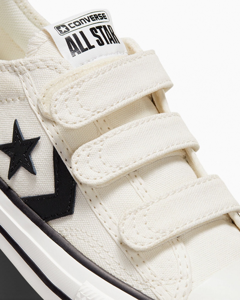 Converse Star Player 76 Easy-On Hvide Sort | 60357MCLK