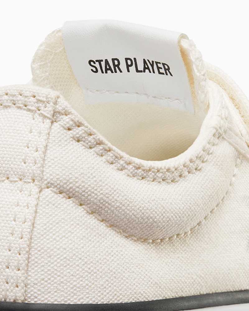 Converse Star Player 76 Easy-On Hvide Sort | 60357MCLK