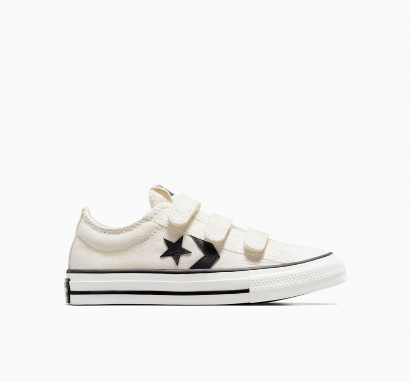 Converse Star Player 76 Easy-On Hvide Sort | 60357MCLK