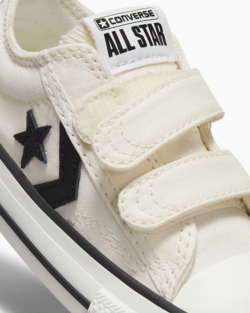 Converse Star Player 76 Easy-On Hvide Sort | 25419EDTA