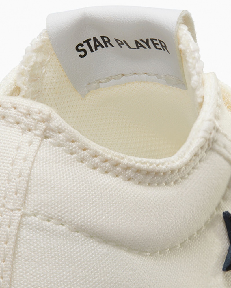 Converse Star Player 76 Easy-On Hvide Sort | 83129GTKZ